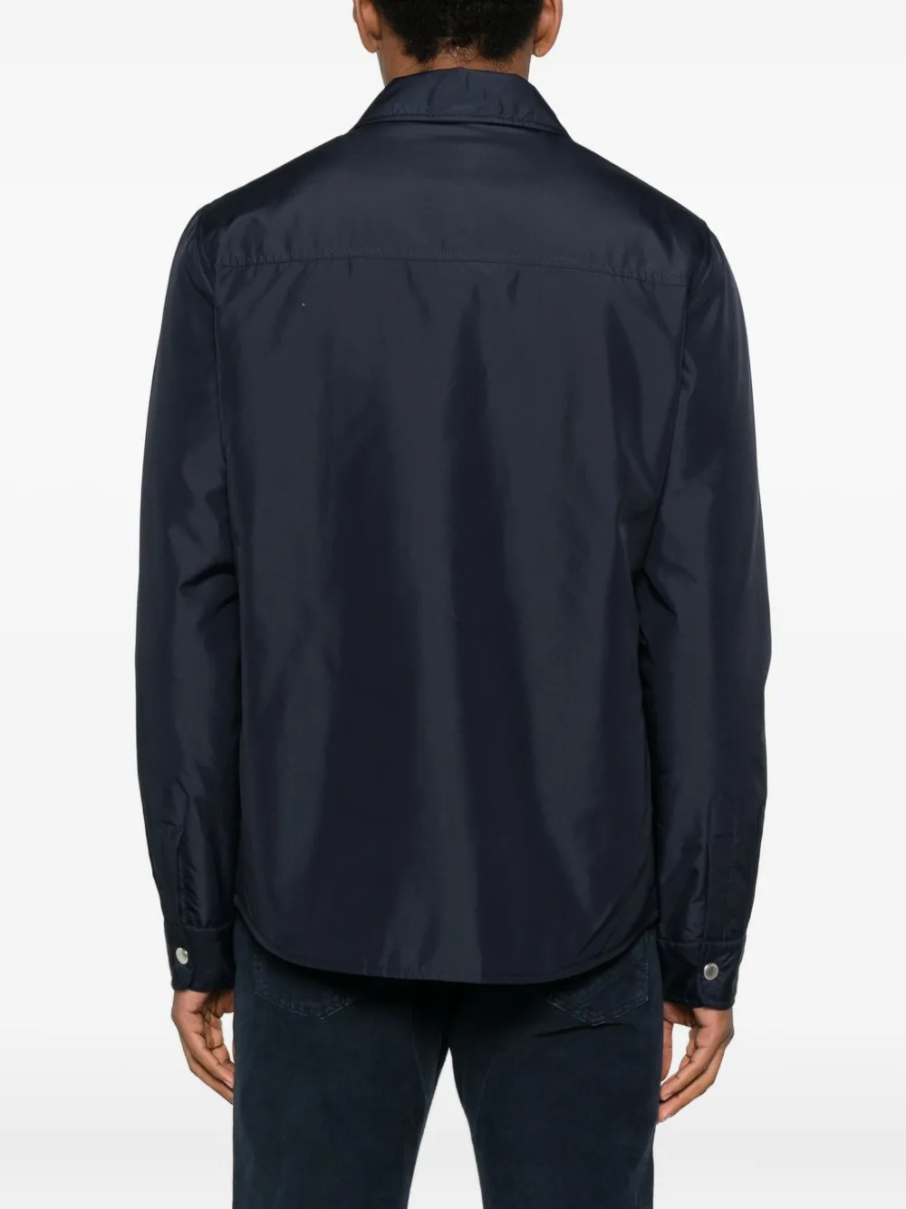 slowear Shirtjack met knoopsluiting Blauw
