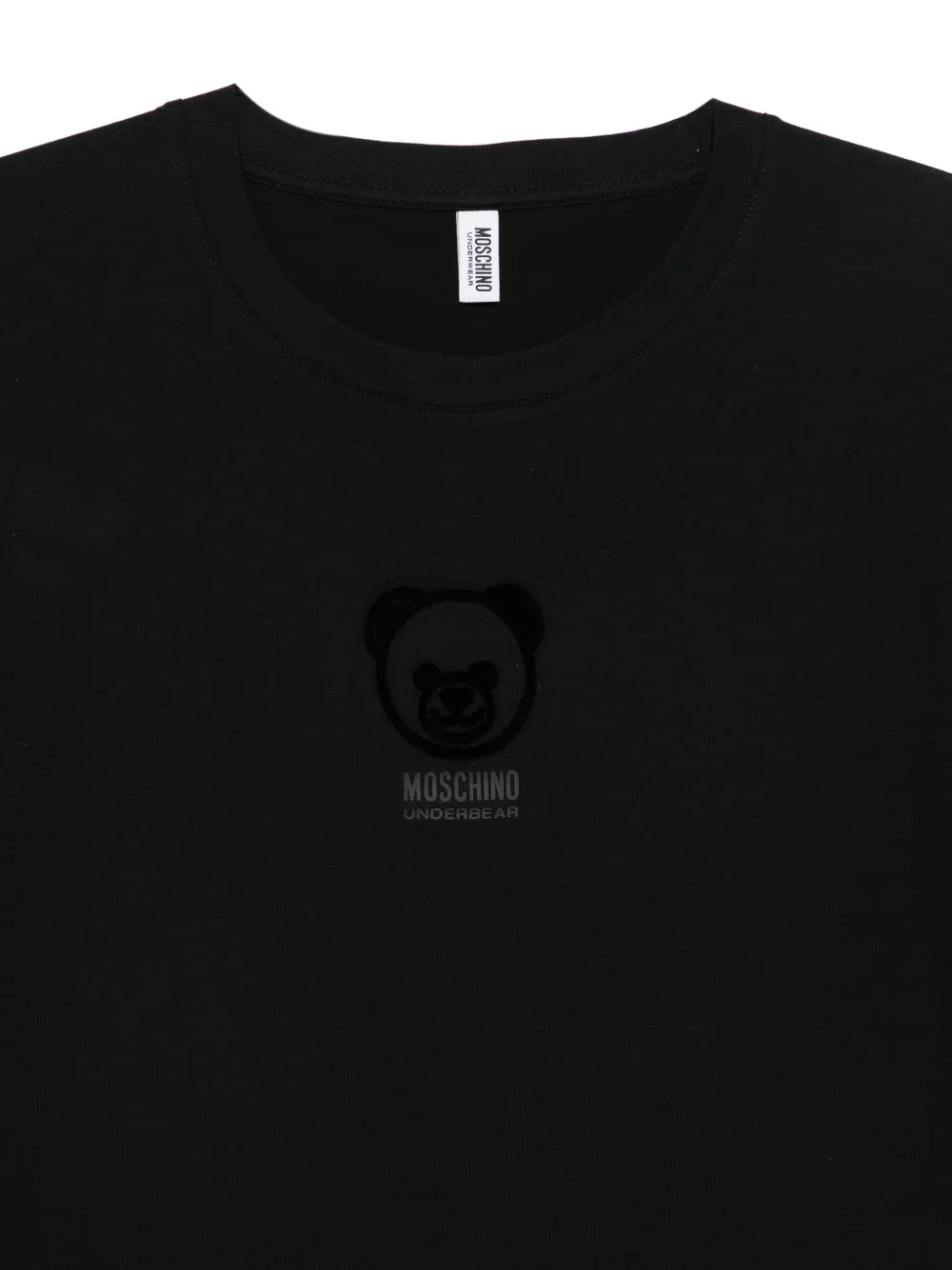 Moschino T-shirt met teddybeerprint Zwart