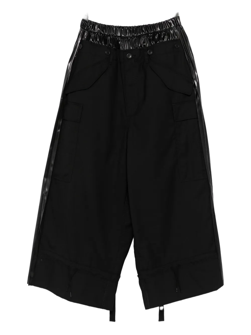 Junya Watanabe Palazzo Trousers In Black