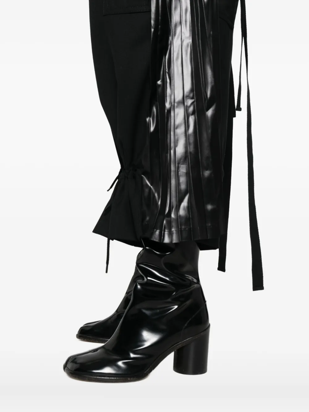 Junya Watanabe Palazzo Trousers In Black