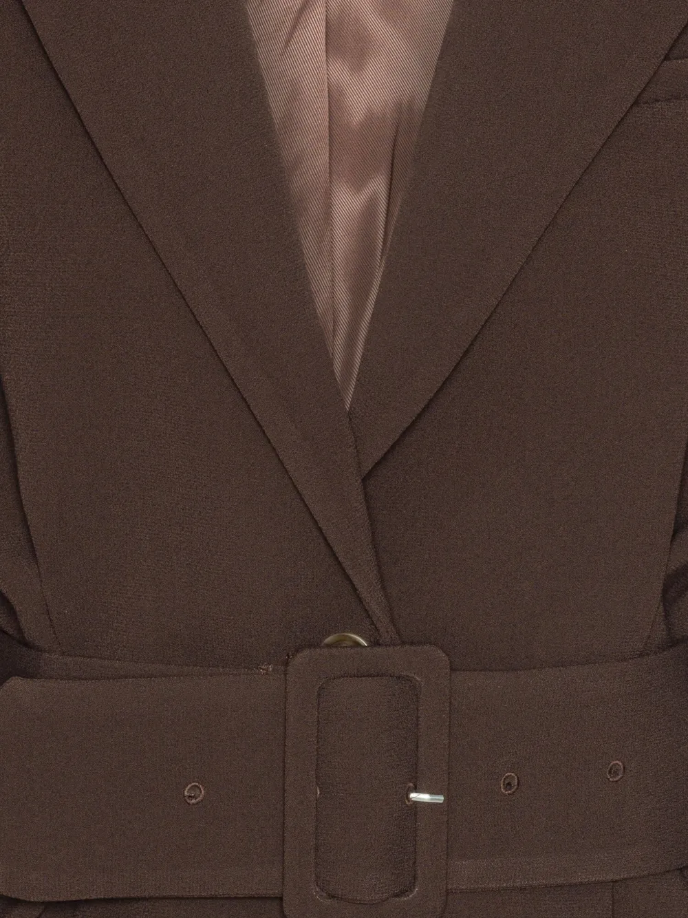 Rotate Birger Christensen Belted Blazer In Brown