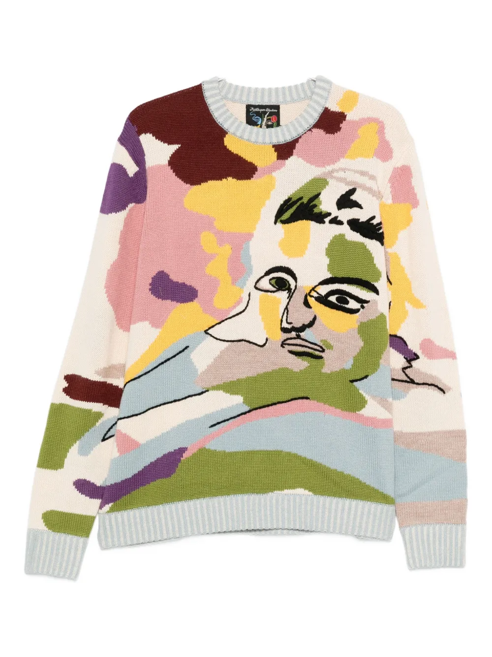 Kidsuper Intarsia-knit Sweater In Pink