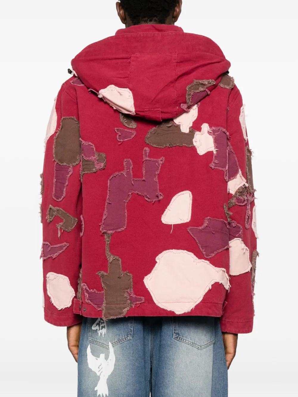 KidSuper Jack met capuchon en rits Rood