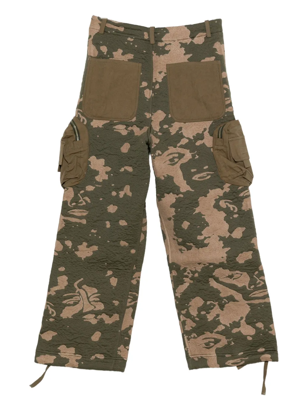 KidSuper camouflage-pattern cargo trousers - Groen