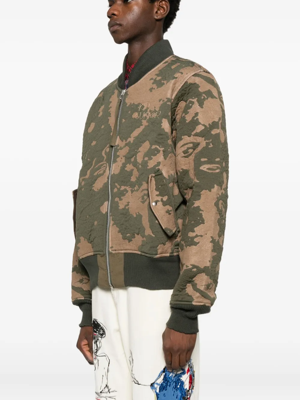 Kidsuper Zip-up Bomber Jacket In Multi