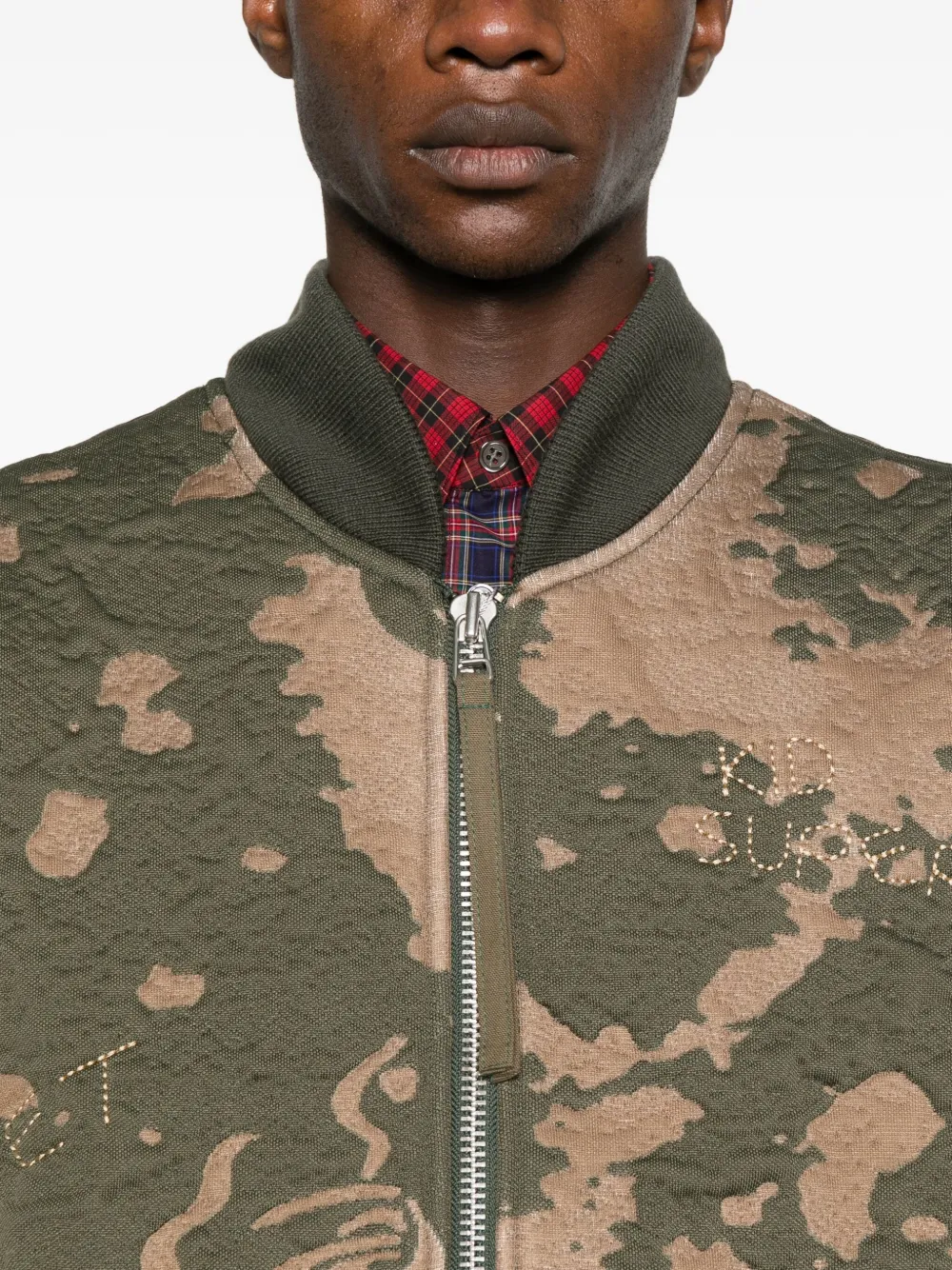 Kidsuper Zip-up Bomber Jacket In Multi