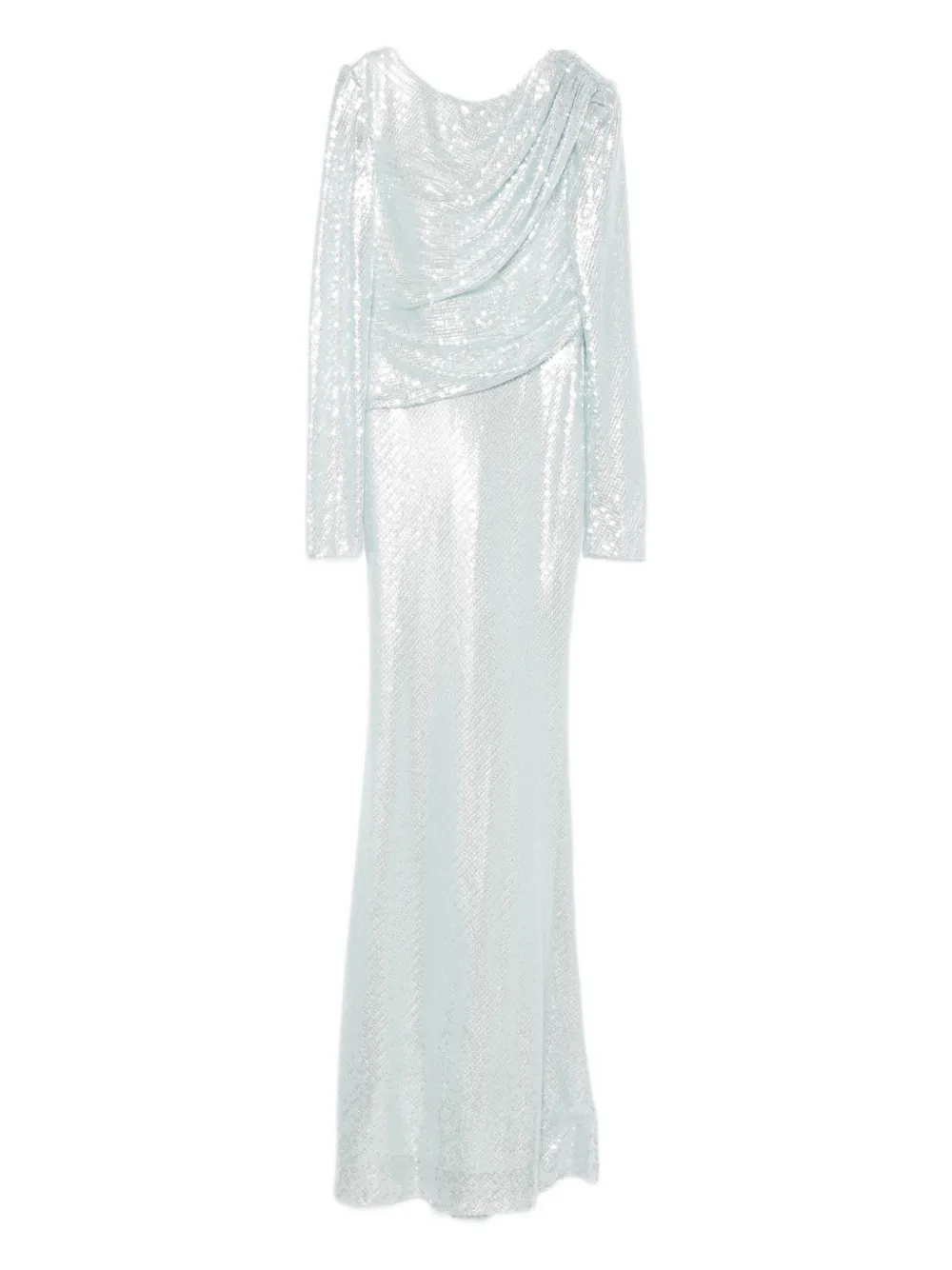 Atu Body Couture Abito lungo con paillettes - Blu