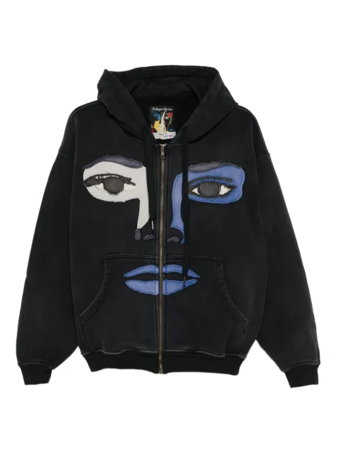 KidSuper hoodie con apliques y cierre