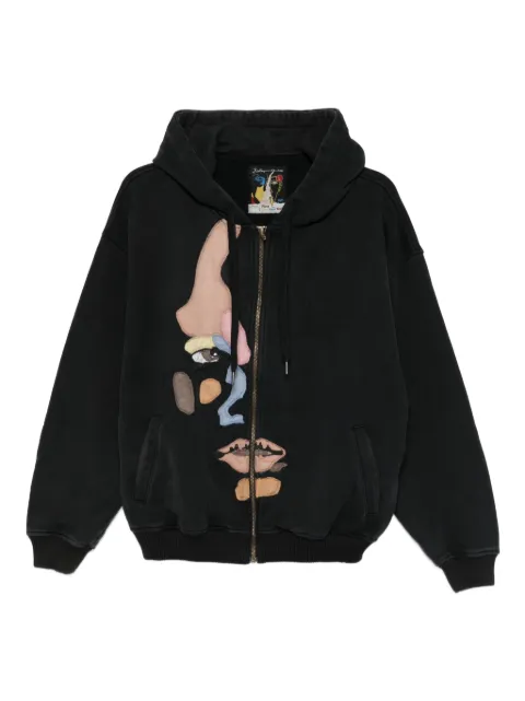 KidSuper hoodie con apliques y cierre