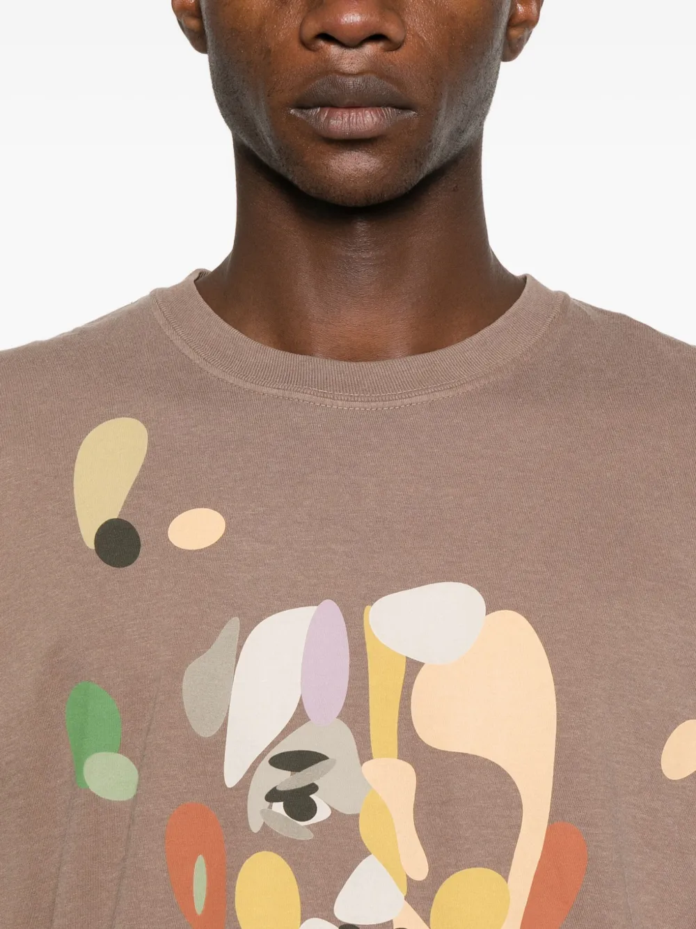 KidSuper T-shirt met print Bruin