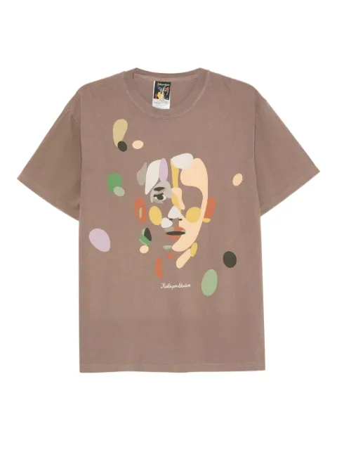KidSuper playera con estampado de caras