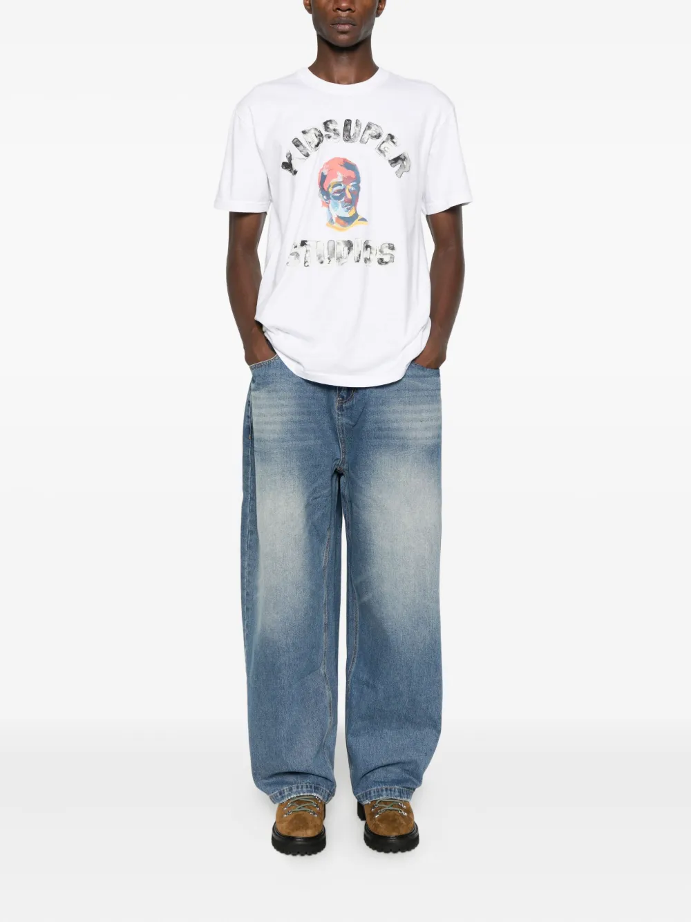 KidSuper graphic-print t-shirt - Wit