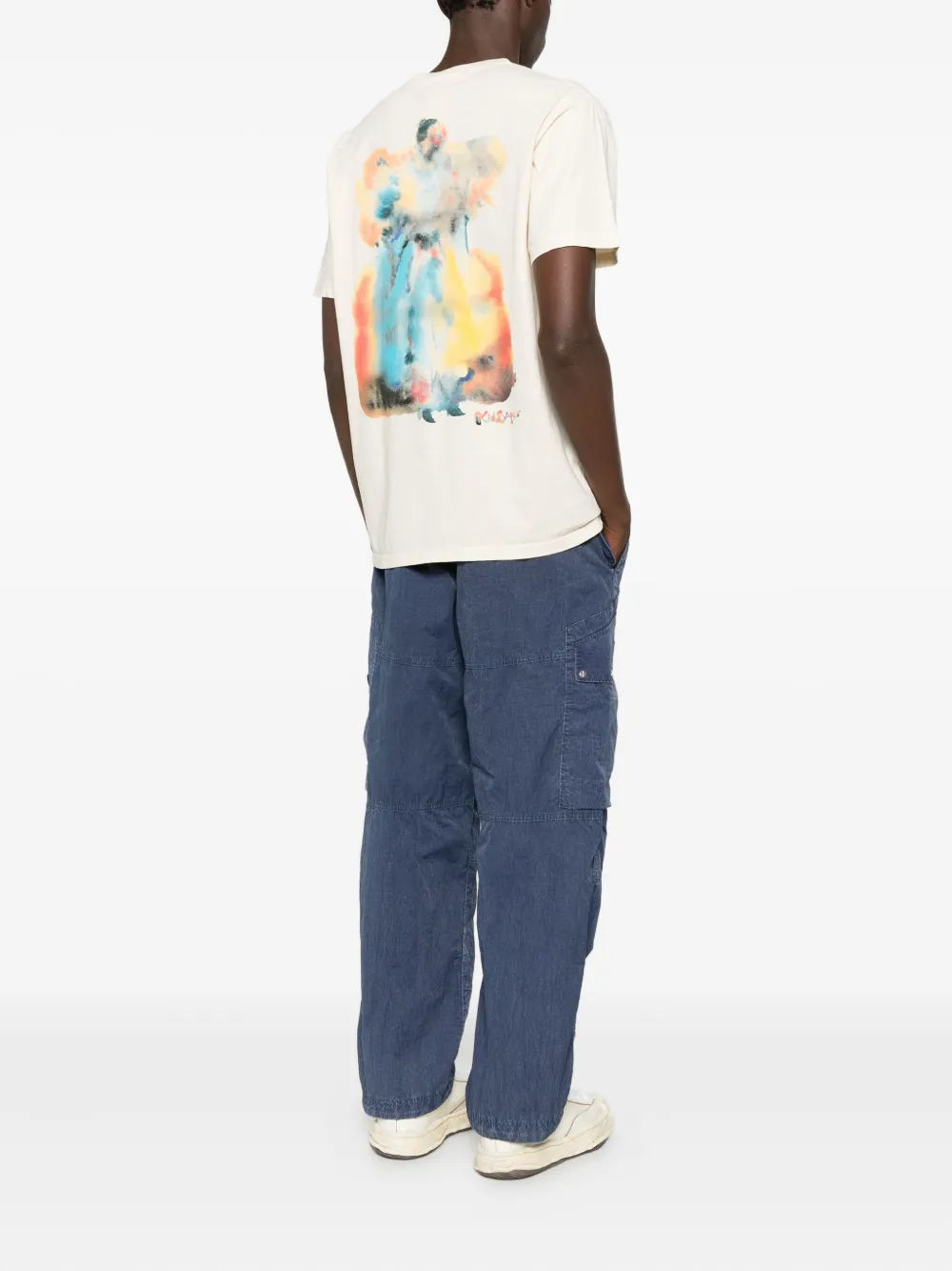 KidSuper logo-print T-shirt - Beige