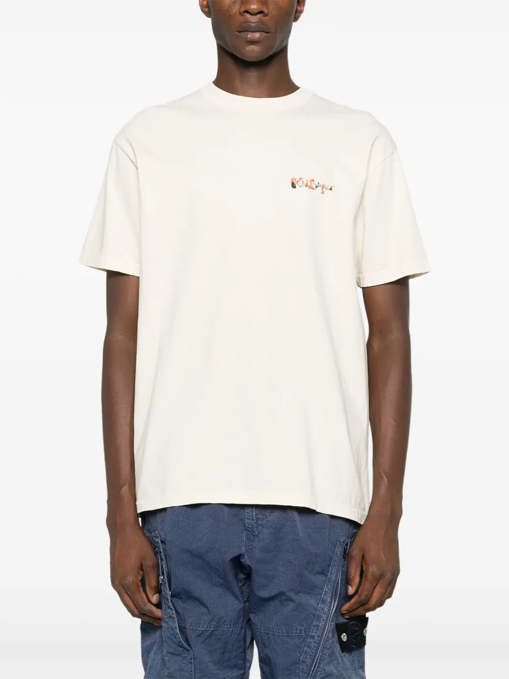 KidSuper T-shirt met logoprint Beige