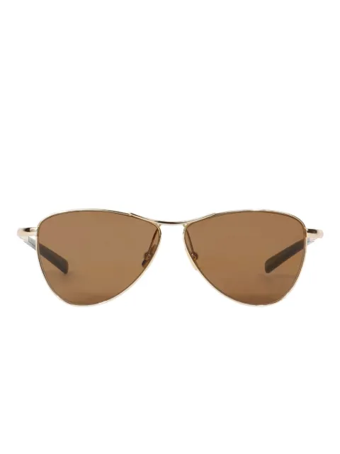 YSL 831 Vesper triangular-frame sunglasses