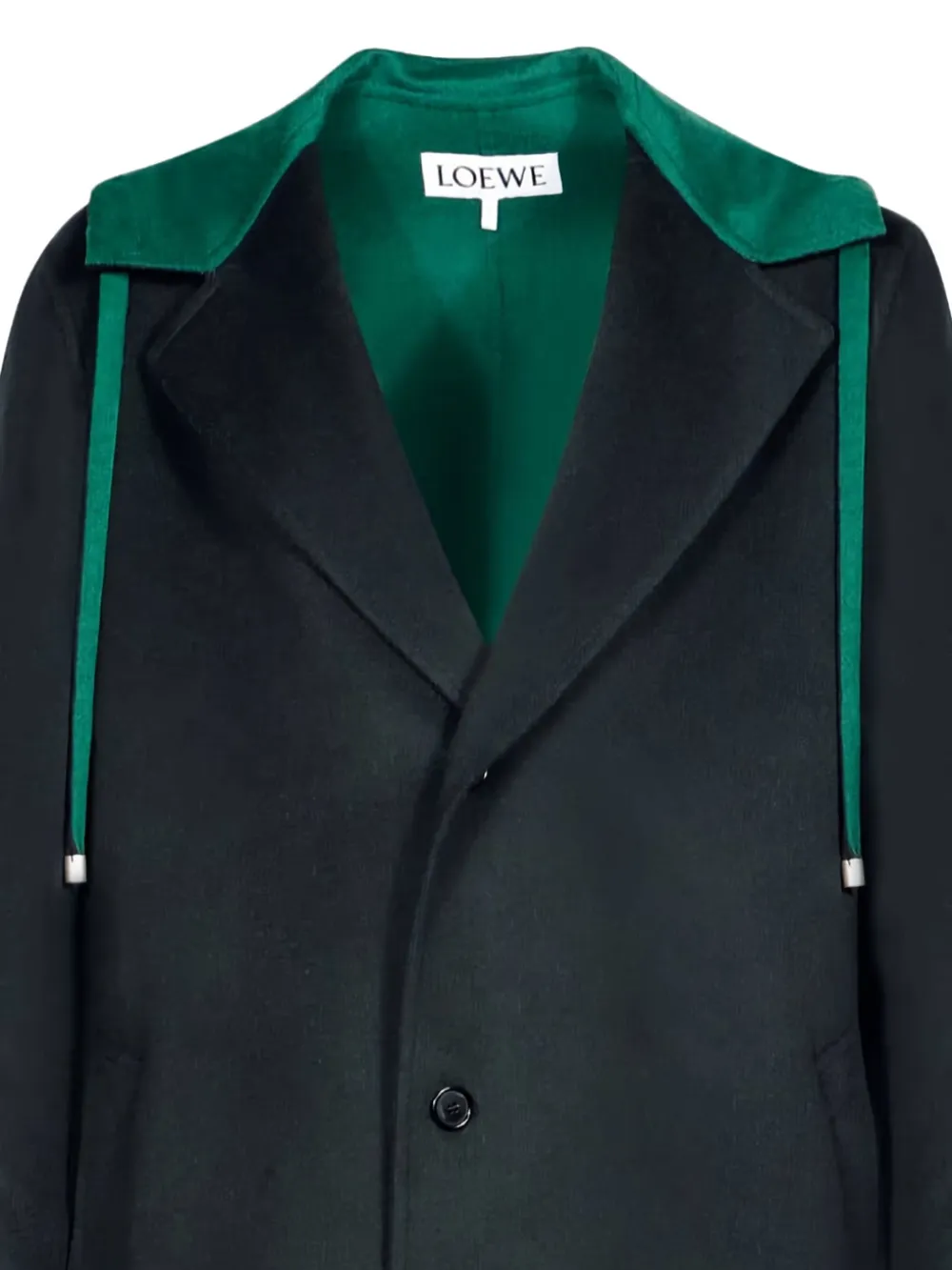 LOEWE hooded cuff coat | Single Breasted Coats | Image 2