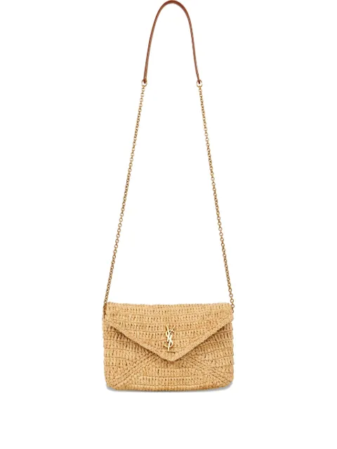 YSL Cassandre woven logo cross body bag