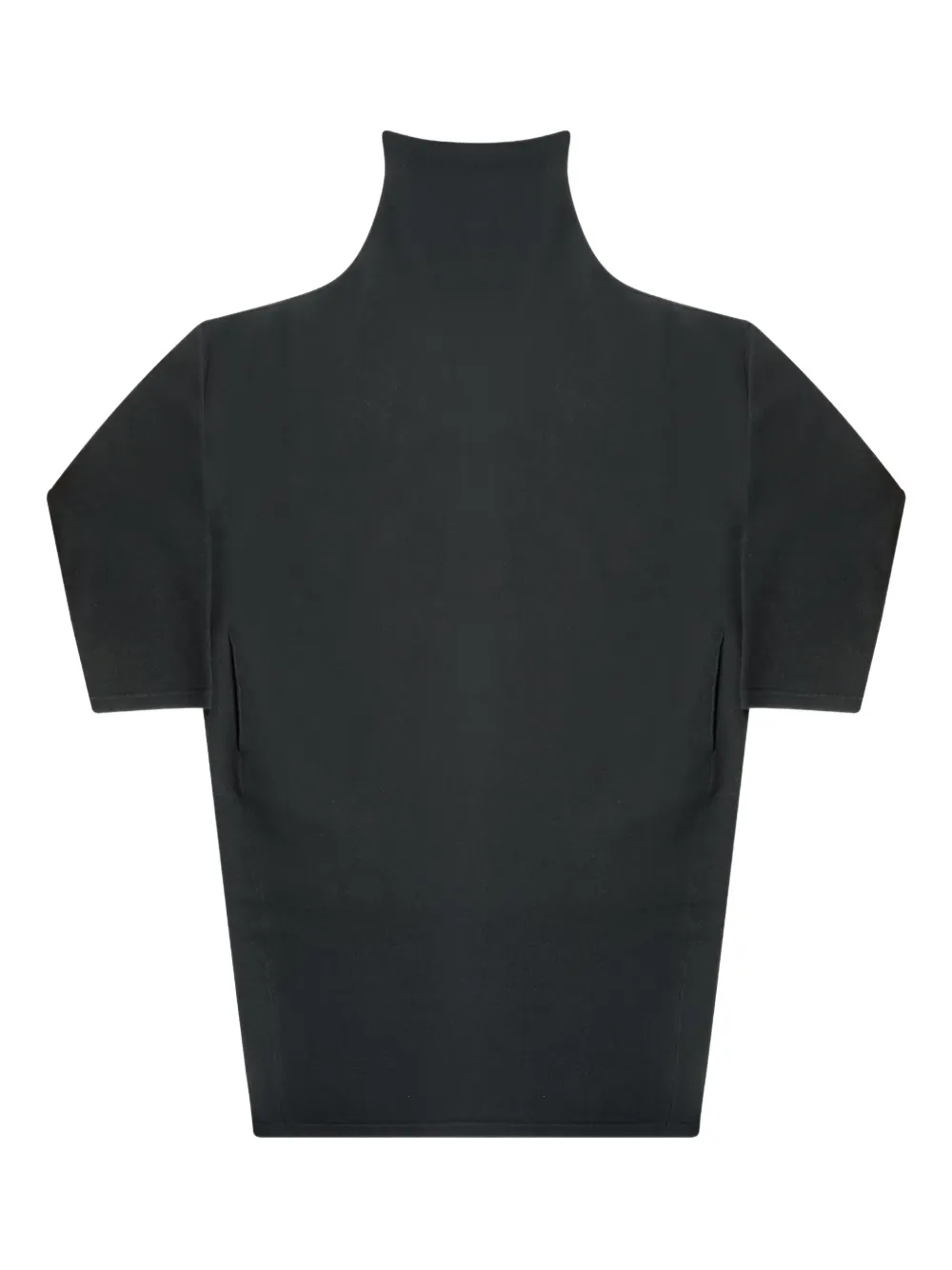 The Row funnel-neck short-sleeve top | Black | Image 1