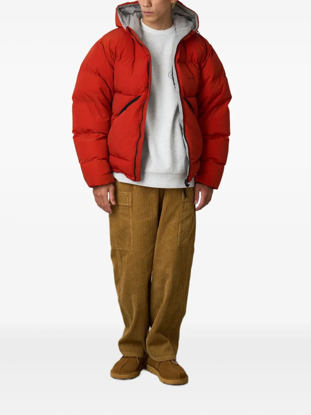 Gramicci corduroy-effect buckle-fastening trousers | Loose Fit Pants | Image 2
