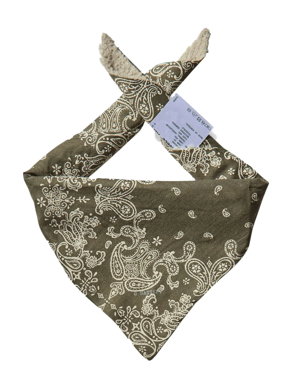 Satisfy Paisley-print Scarf In Brown