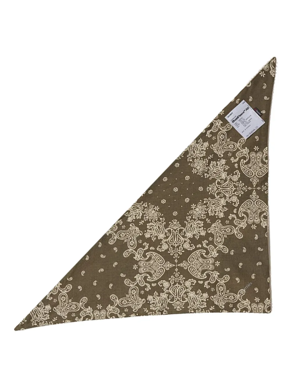 Satisfy Paisley-print Scarf In Brown