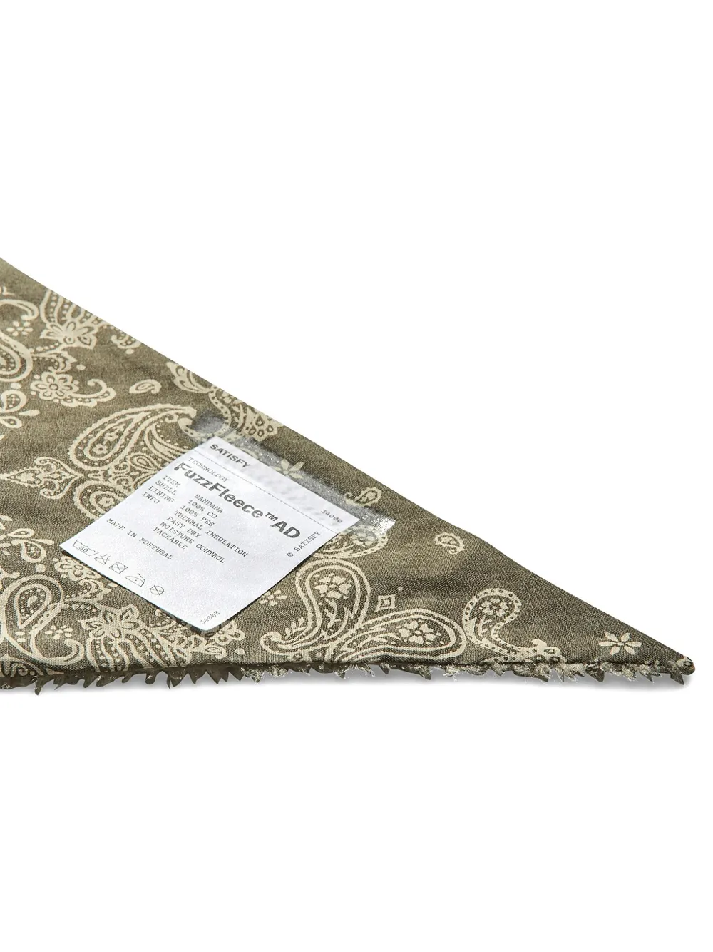 Satisfy Paisley-print Scarf In Brown