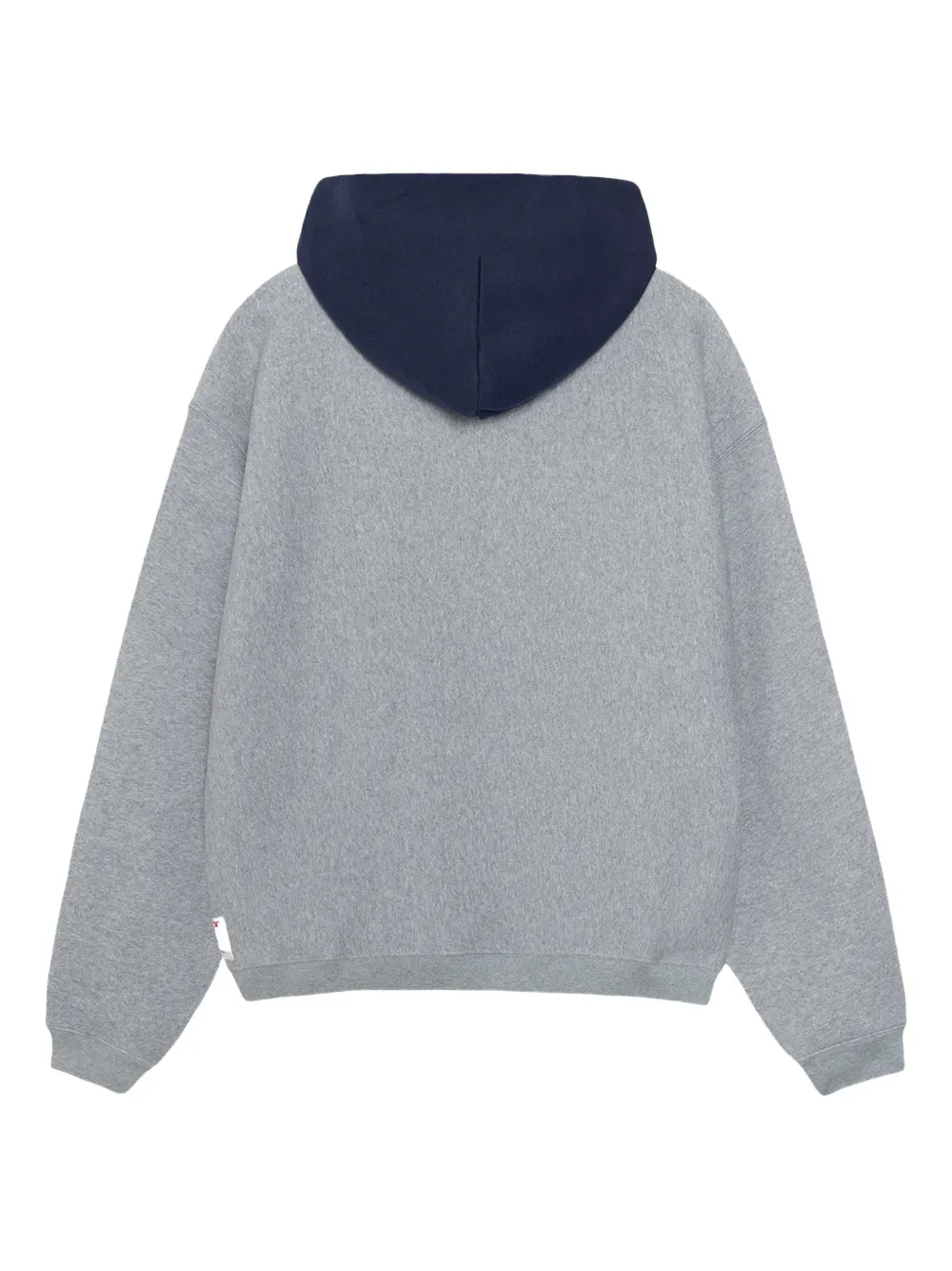 Stussy Logo-patch Hoodie In Gray