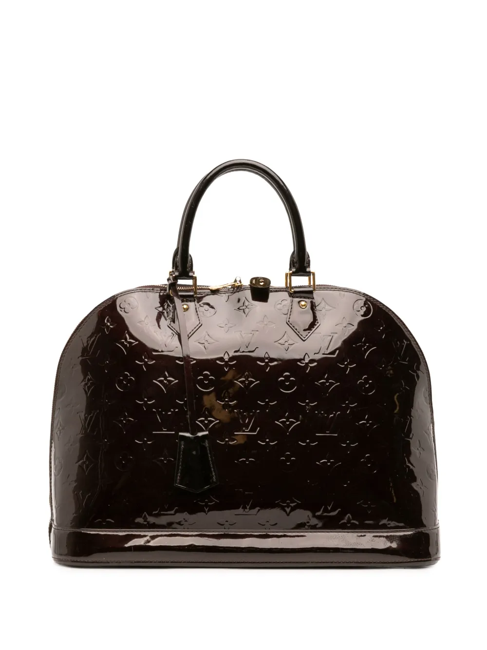 Louis Vuitton Pre-Owned 2009 Monogram Vernis Alma GM handbag - パープル Louis Vuitton Pre-Owned 2009 Monogram Vernis Alma GM handbag - パープル