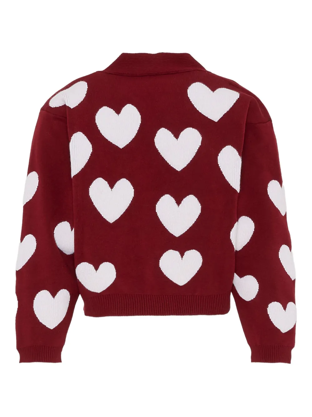 Simonetta heart-motif cardigan | Girls Cardigans | Image 2