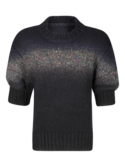 sacai balloon-sleeve sweater