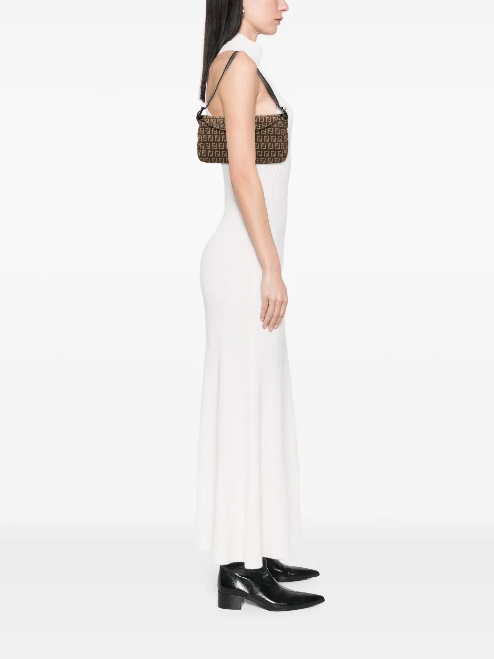 Fendi Pre-Owned 2000-2010 Zucchino Canvas Double Flap shoulder bag | Pre-Owned | Image 2