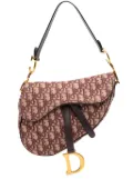 Christian Dior Pre-Owned 2019 Oblique Canvas Saddle Bag shoulder bag - Red