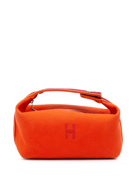 Hermès Pre-Owned bolsa Vanity Bride A Brac pequeña de lona 2021-2025