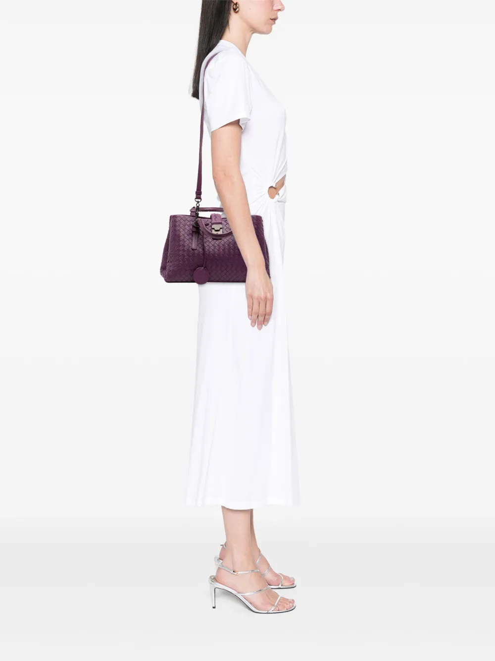 Bottega Veneta Pre-Owned 2013-2025 Small Nappa Intrecciato Roma satchel | Pre-Owned | Image 2