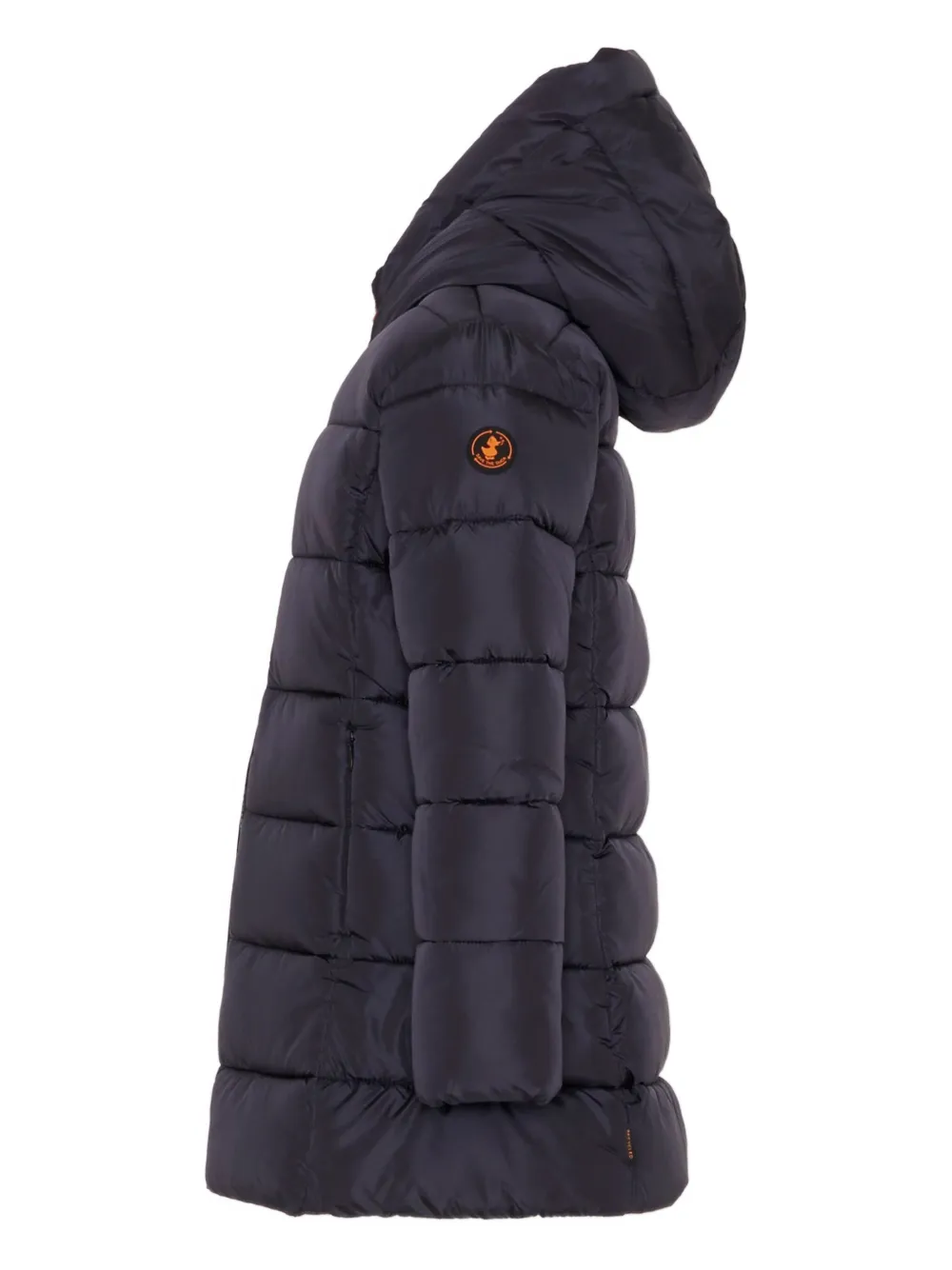 Save The Duck Hooded Padded Jacket In Blue