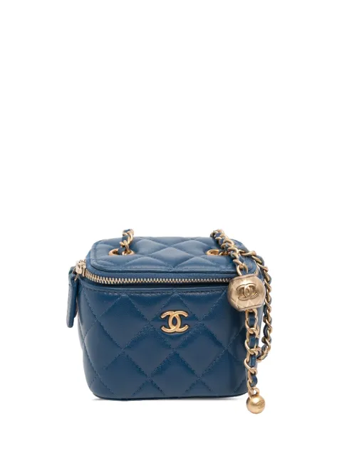 CHANEL Pre-Owned bandolera Pearl Crush pequeña acolchada de piel de borrego 2020