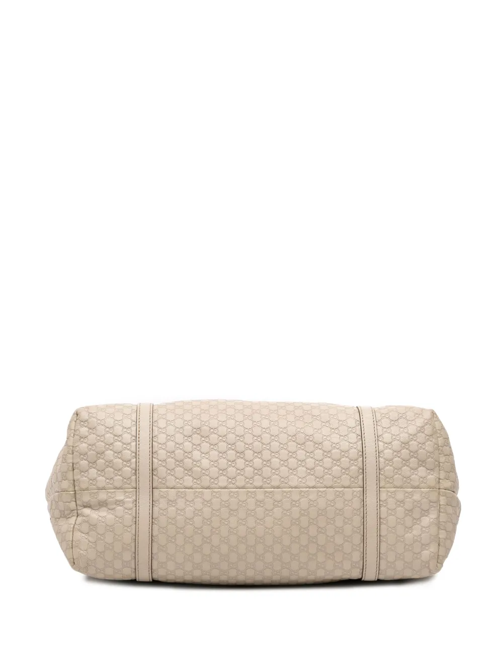 Pre-owned Gucci 2016-2025 Microssima Nice Tote Bag In Brown