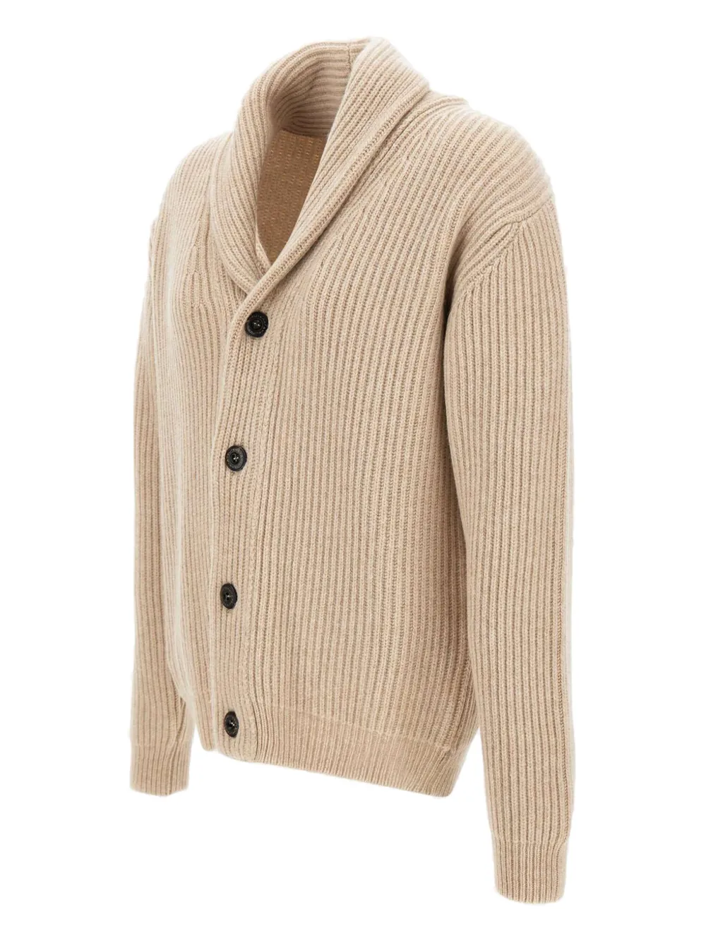 Peuterey Vest met sjaalkraag Beige