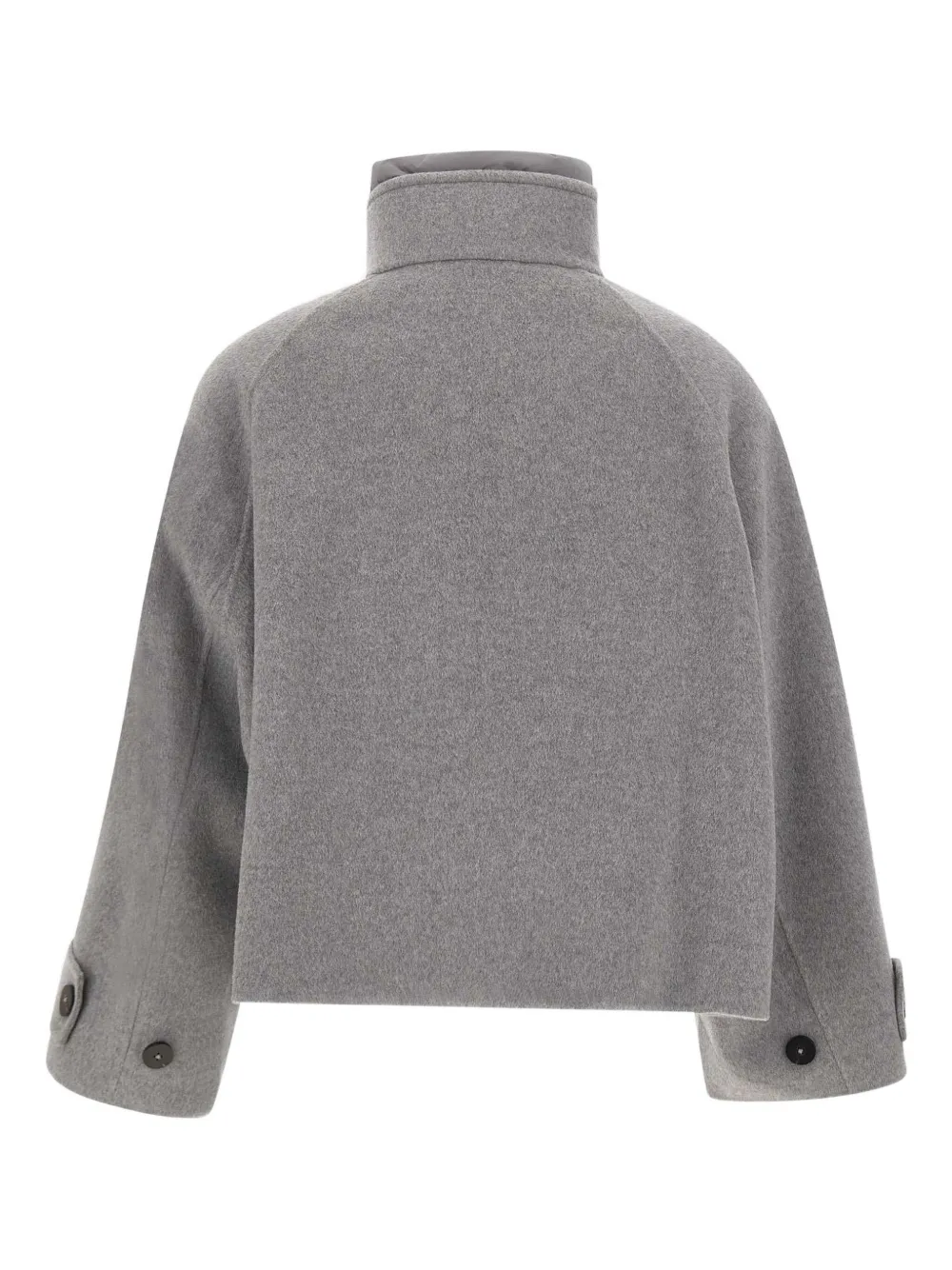 Duno Dafne Mélange-effect Jacket In Gray