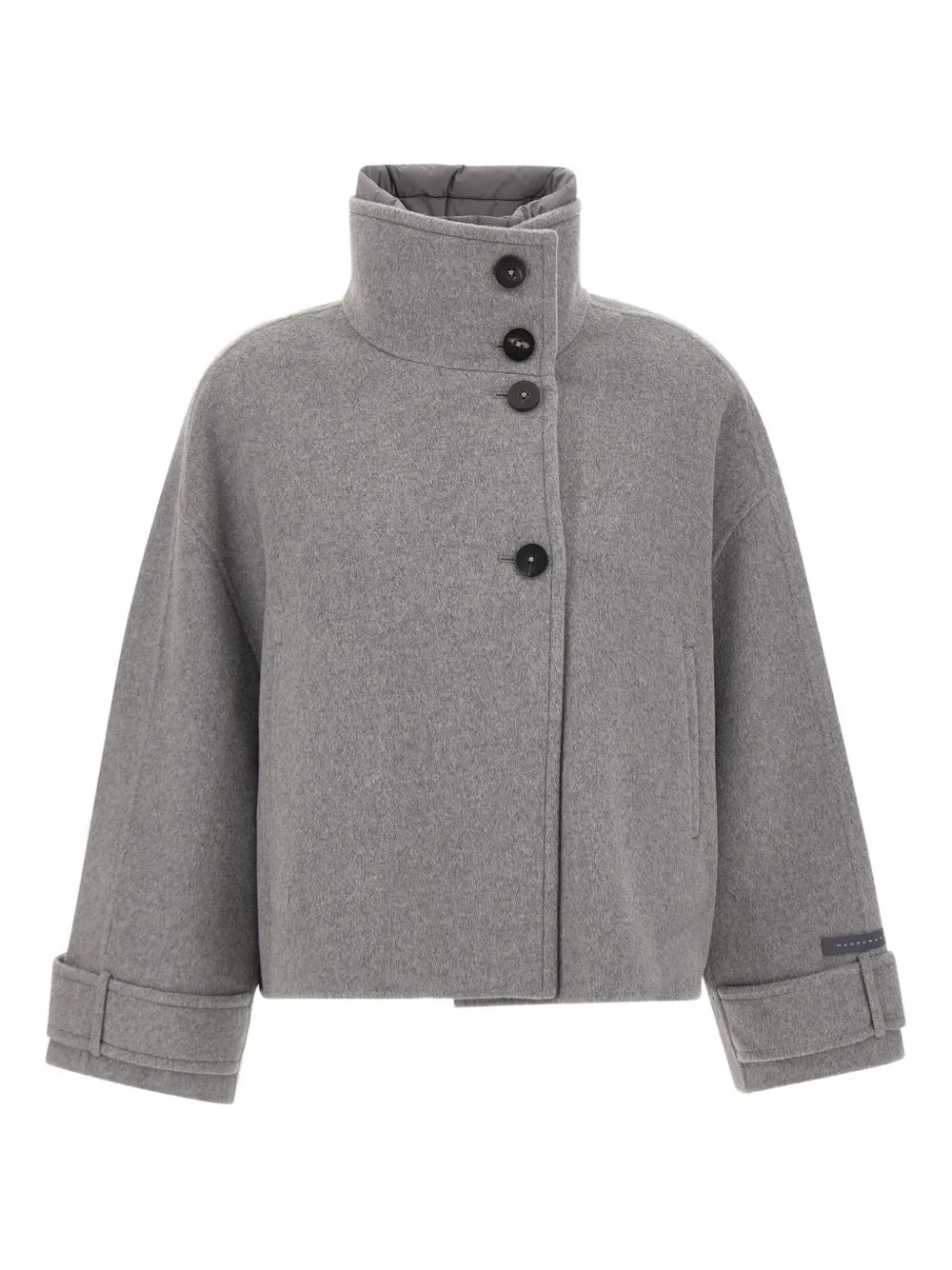 Duno Dafne Mélange-effect Jacket In Gray