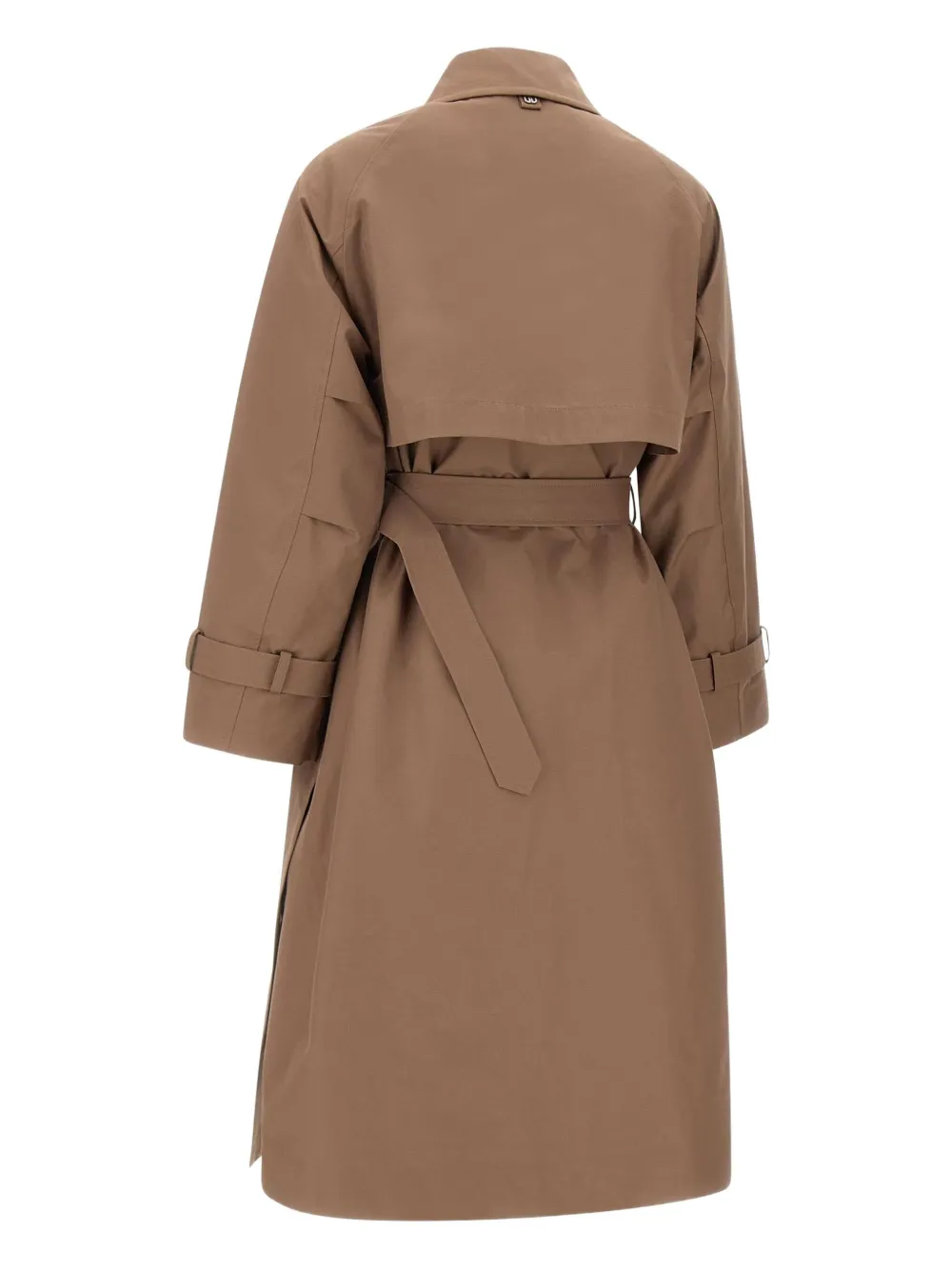 Duno Agata Brera trenchcoat met ceintuur Bruin