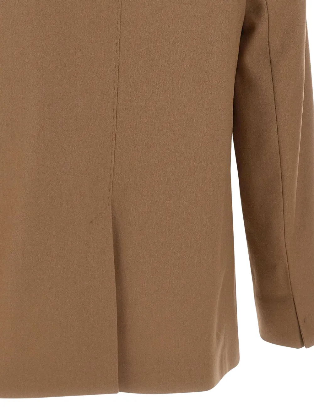 'S Max Mara Blazer met dubbele rij knopen en puntige revers Bruin