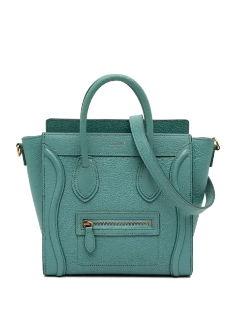 Celine Pre-Owned 2010-2025 Nano Goatskin Luggage Tote satchel