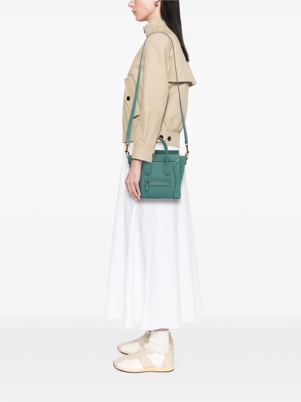 Celine Pre-Owned 2010-2025 Nano Goatskin Luggage Tote satchel | Pre-Owned | Image 2