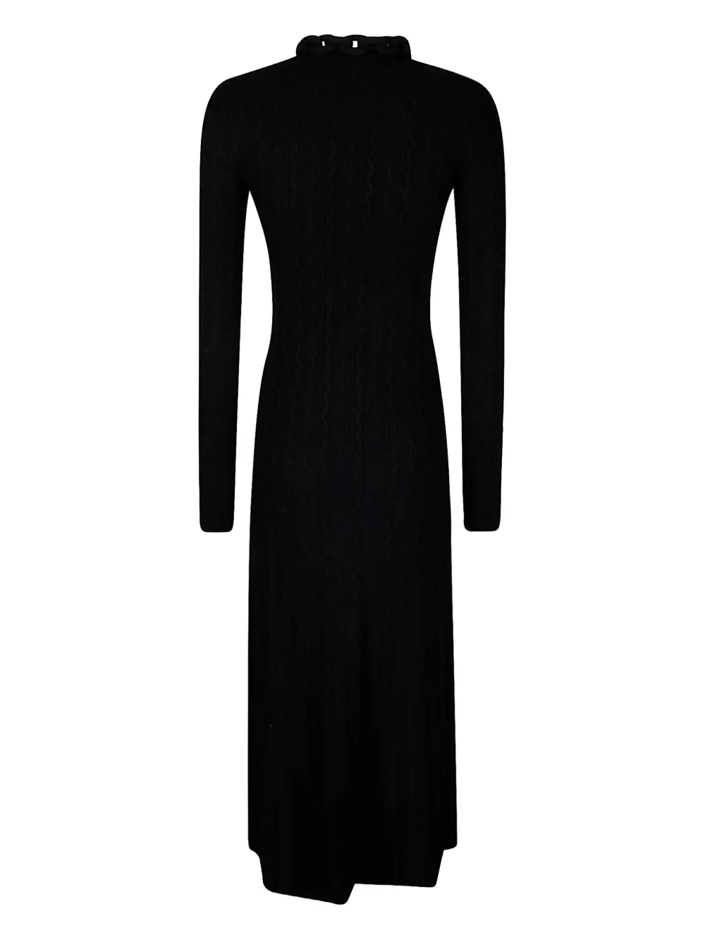 Rabanne Abito lungo nero in lana | Day Dresses | Image 2