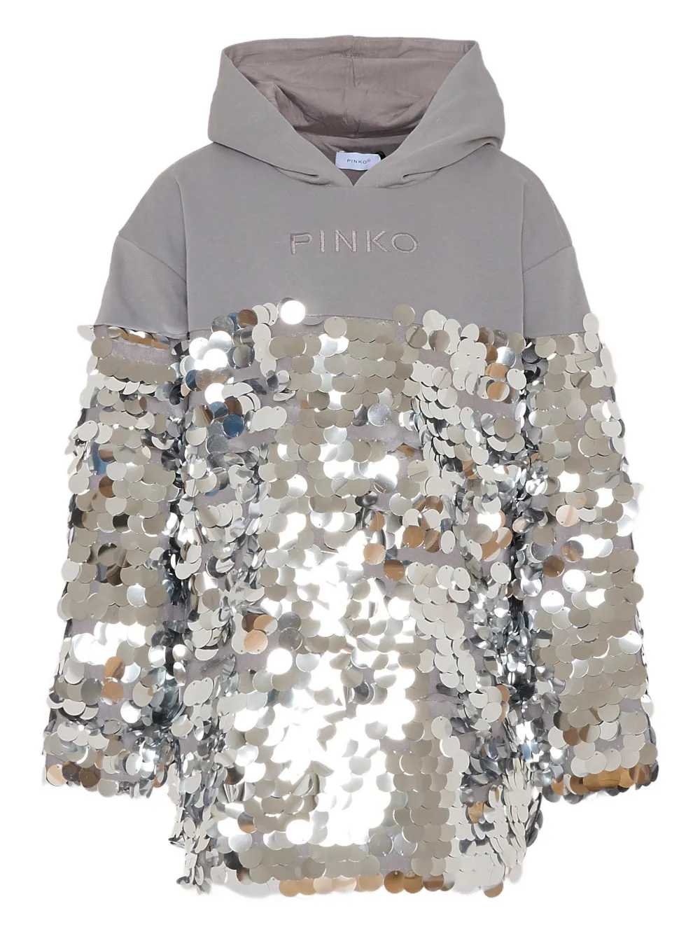 Pinko Kids sequin-embellished dress | Silver | Image 1
