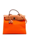 Hermès Pre-Owned 2014 Toile Herbag Zip 31 satchel - Orange