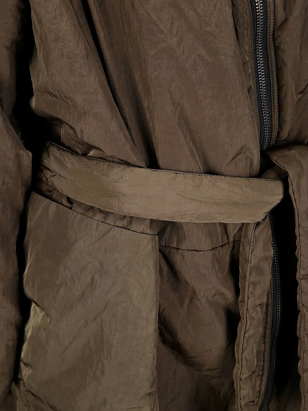 KIMO NO-RAIN Mantel met ceintuur Groen