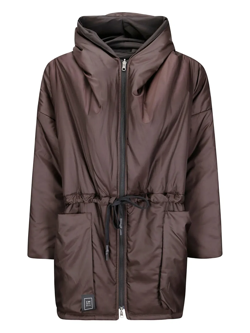 Kimo No-rain Sahariana Hooded Jacket In Brown