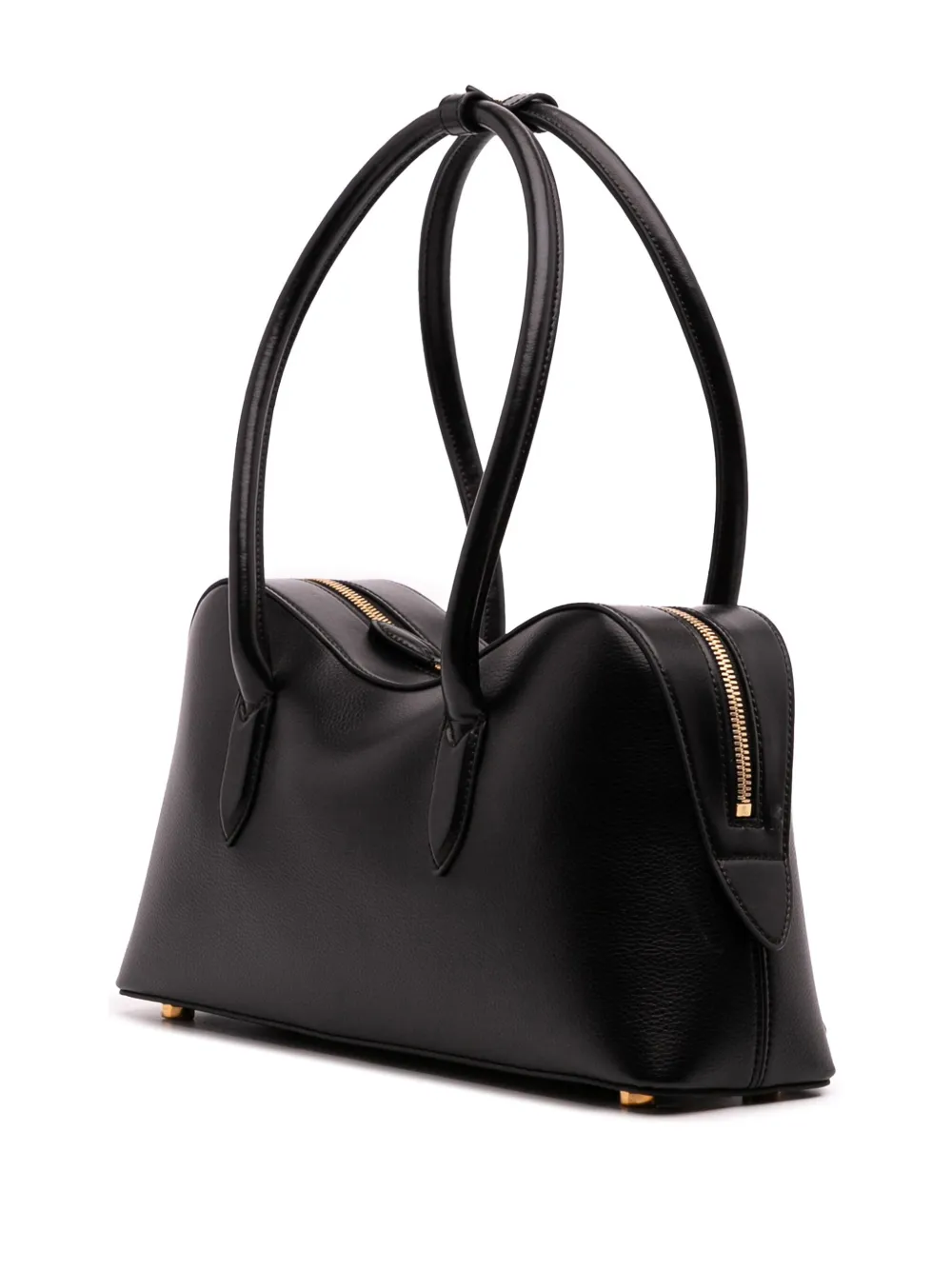 Pre-owned Stella Mccartney 2024-2025 Vegan Ryder Shoulder Bag In Black